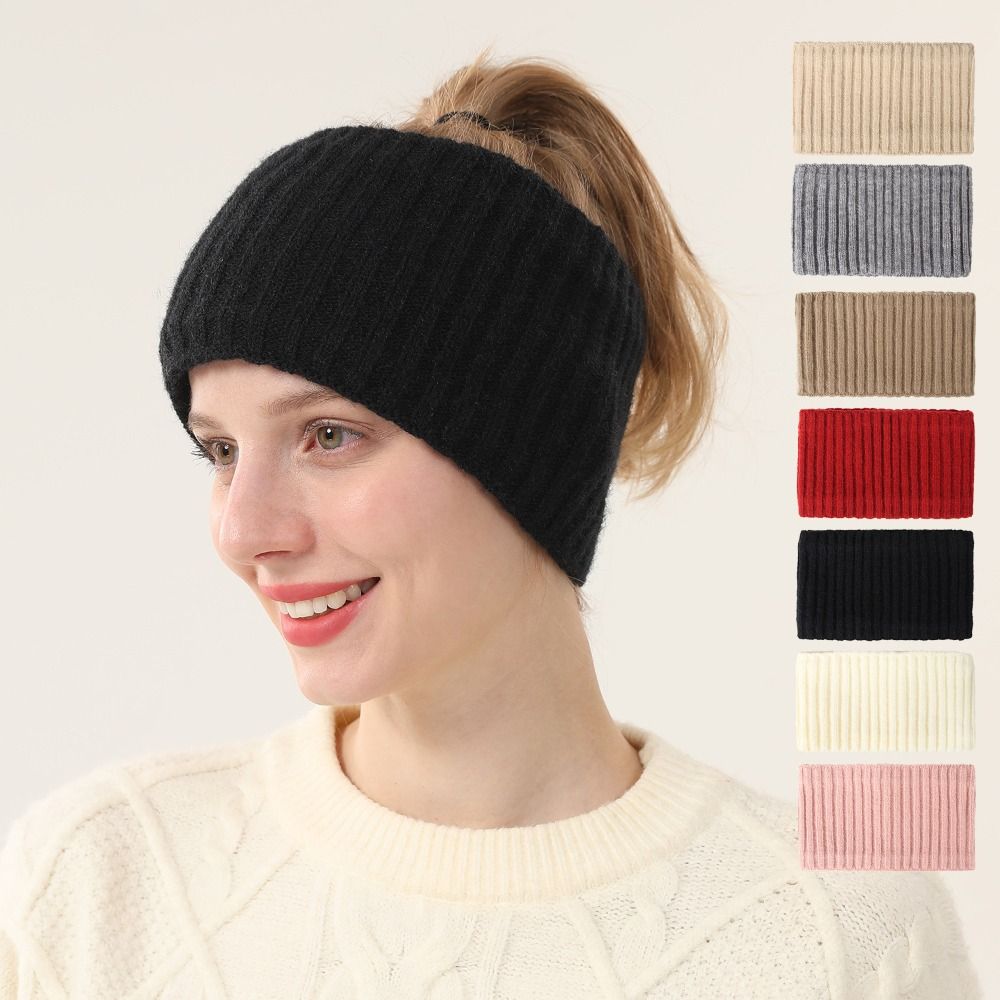 Winter Headband Fleece - Милая вязаная повязка на голову с