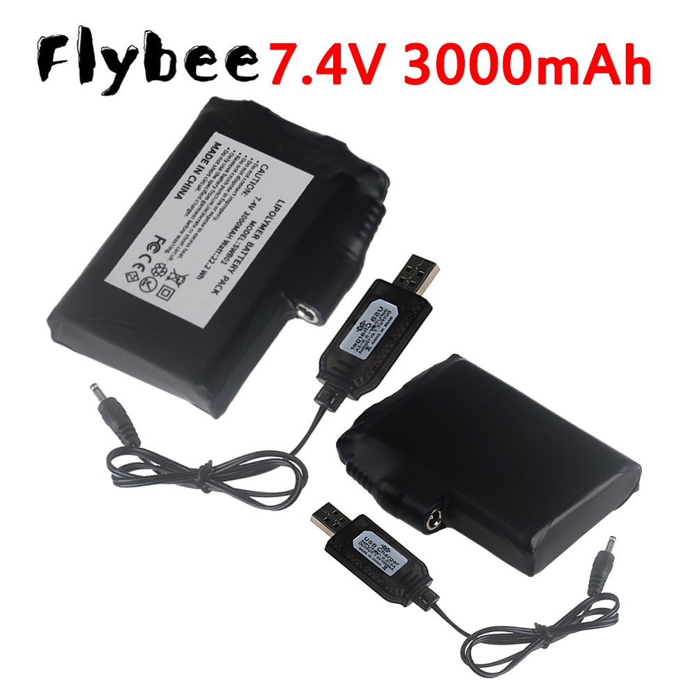 Heated Vest Battery - Аккумулятор Li-Polymer 7.4V 3000мАч для перчаток