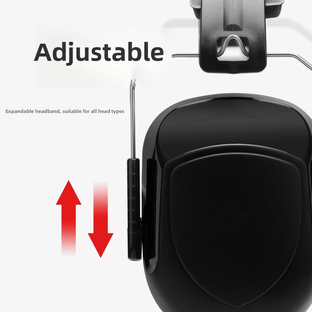 Earmuffs Foldable - Прочные звукоизолирующие наушники из АБС-пластика, регулируемые,