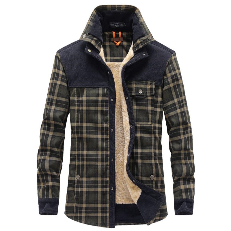 Мужские зимние ветрозащитные т – обзор и цена Flannel Shirt Lined