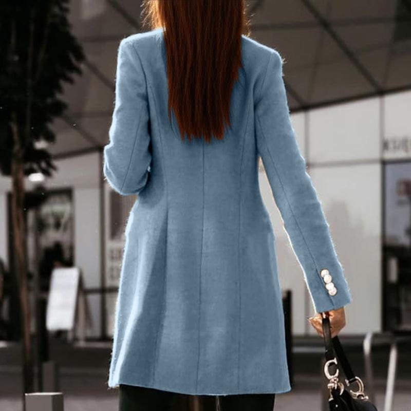 831A Женские осенне-зимние шер – обзор и цена Wool Coat Peacoat