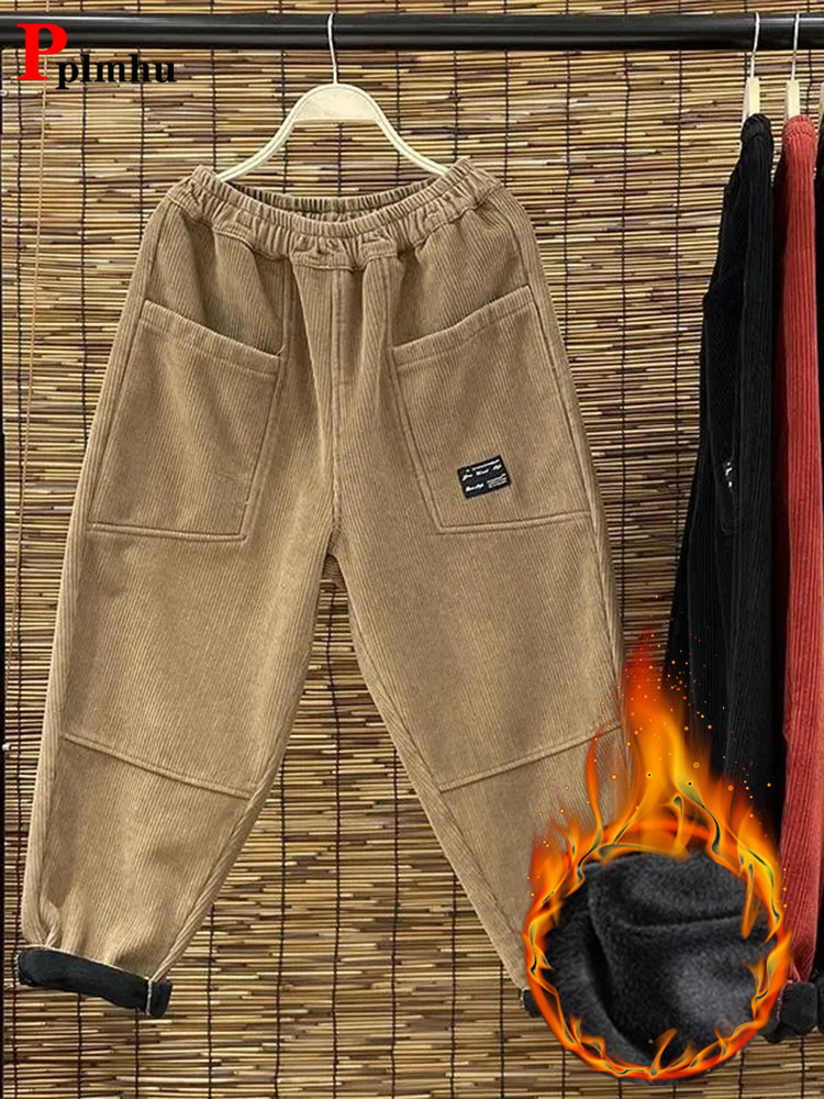 Повседневные Бархатные женские – обзор и цена Corduroy Pant Warm