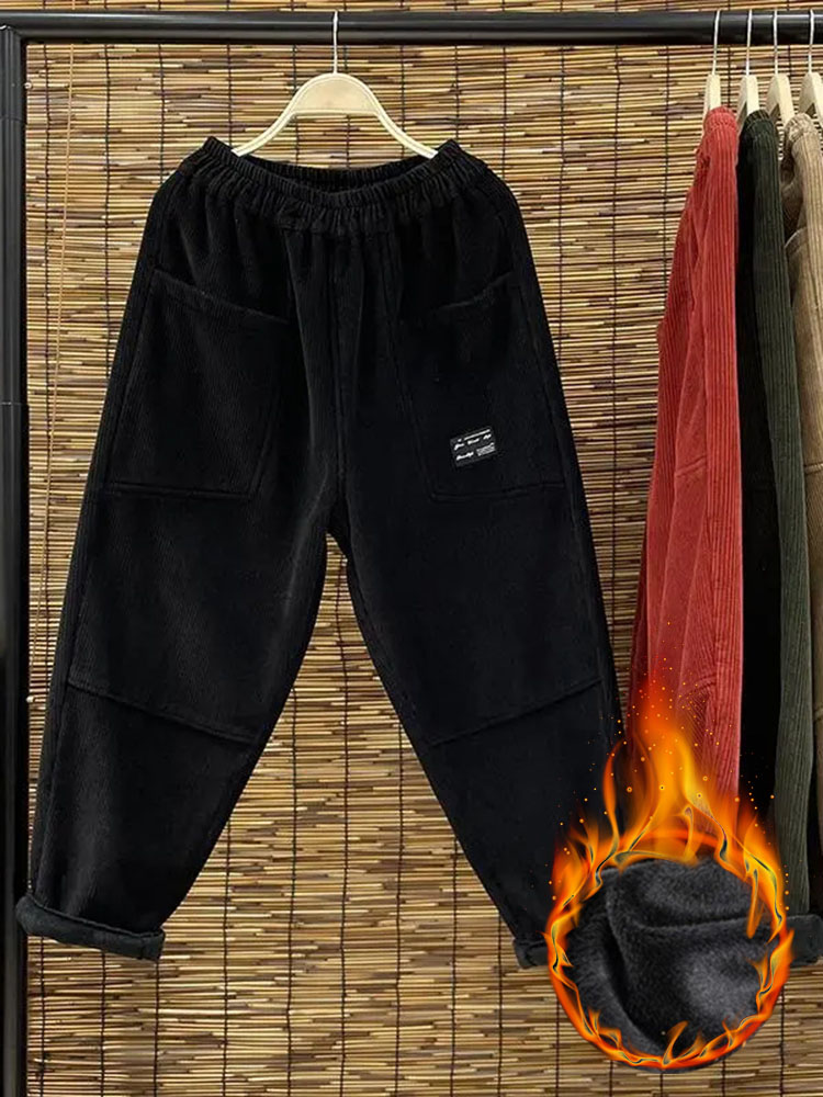 Повседневные Бархатные женские – обзор и цена Corduroy Pant Warm