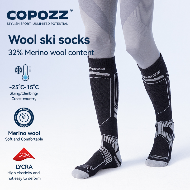 COPOZZ зимние лыжные носки из  – обзор и цена Thermal Sock Wool