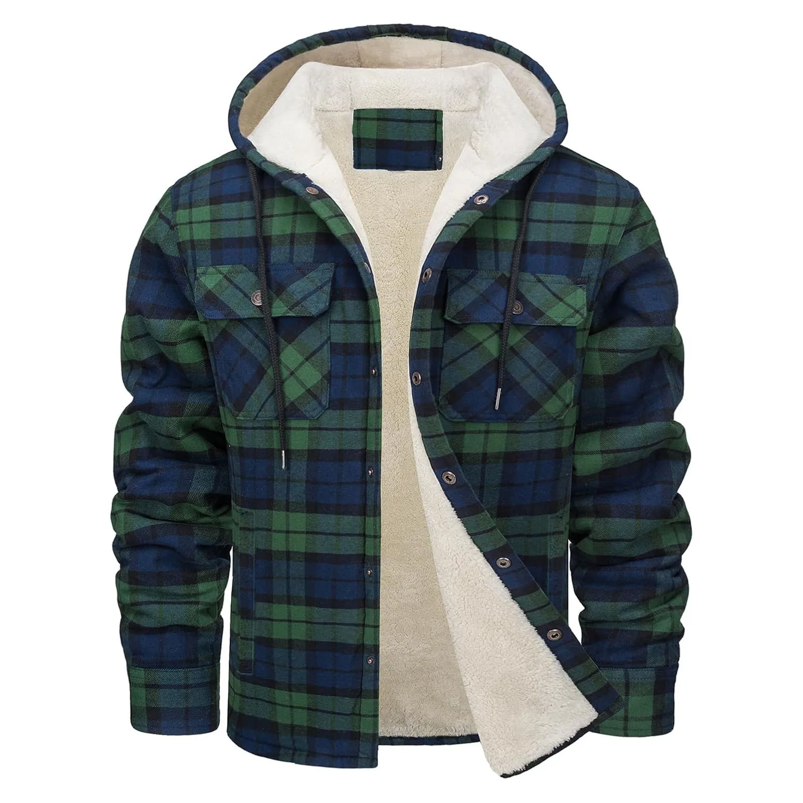 Толстая теплая фланелевая курт – обзор и цена Flannel Shirt Lined