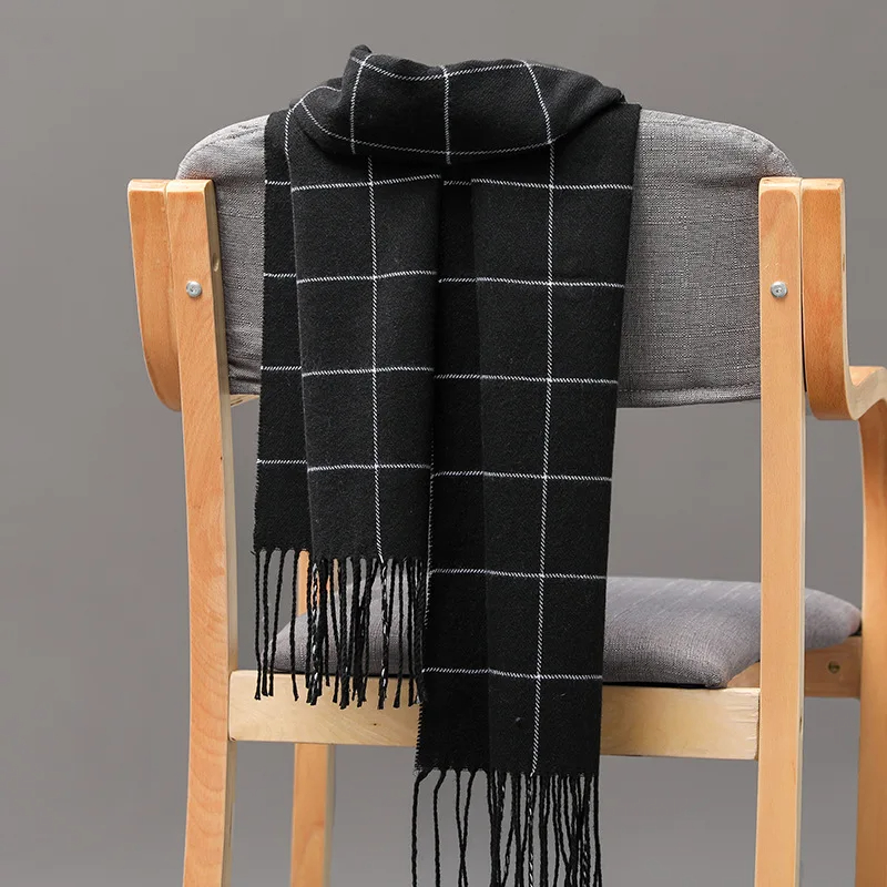 Новинка 2023, зимний мужской ш – обзор и цена Wool Scarf Men