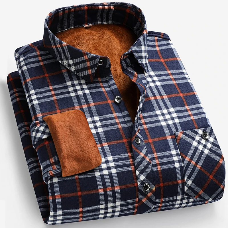 Осенне-зимняя мужская рубашка  – обзор и цена Flannel Shirt Lined