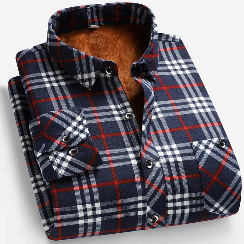 Осенне-зимняя мужская рубашка  – обзор и цена Flannel Shirt Lined