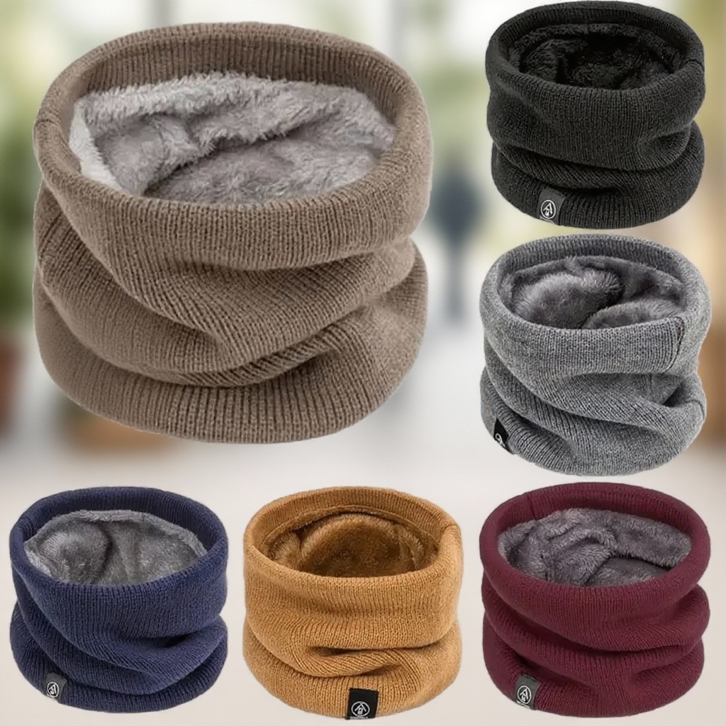 Теплый вязаный шарф, утолщенны – обзор и цена Neck Gaiter Fleece