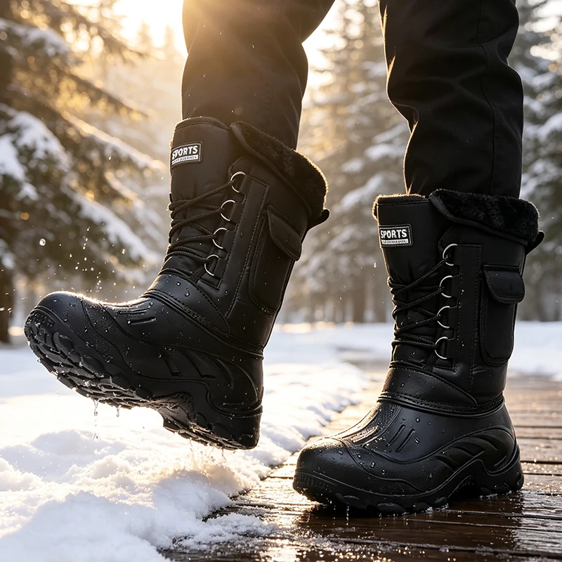 Мужские зимние ботинки для акт – обзор и цена Waterproof Winter Boot