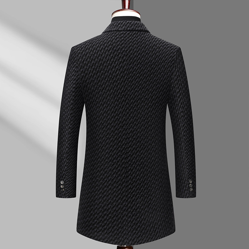 Длинное пальто, мужская шерстя – обзор и цена Wool Coat Peacoat