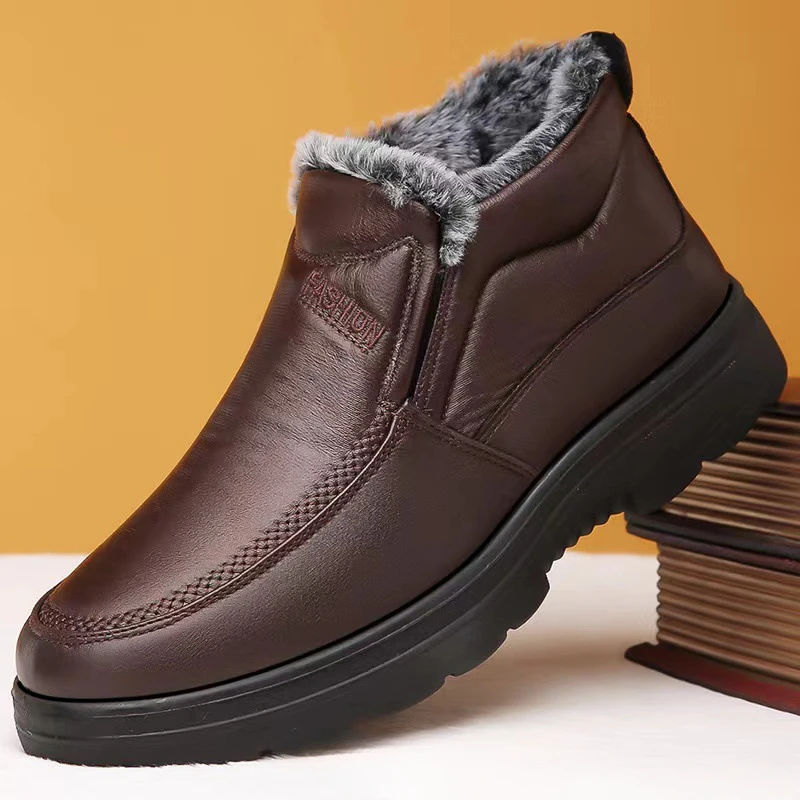 Зимние мужские ботильоны, плюш – обзор и цена Waterproof Winter Boot
