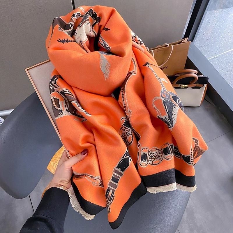 Ретро райдерский шарф из искус – обзор и цена Wool Scarf Men