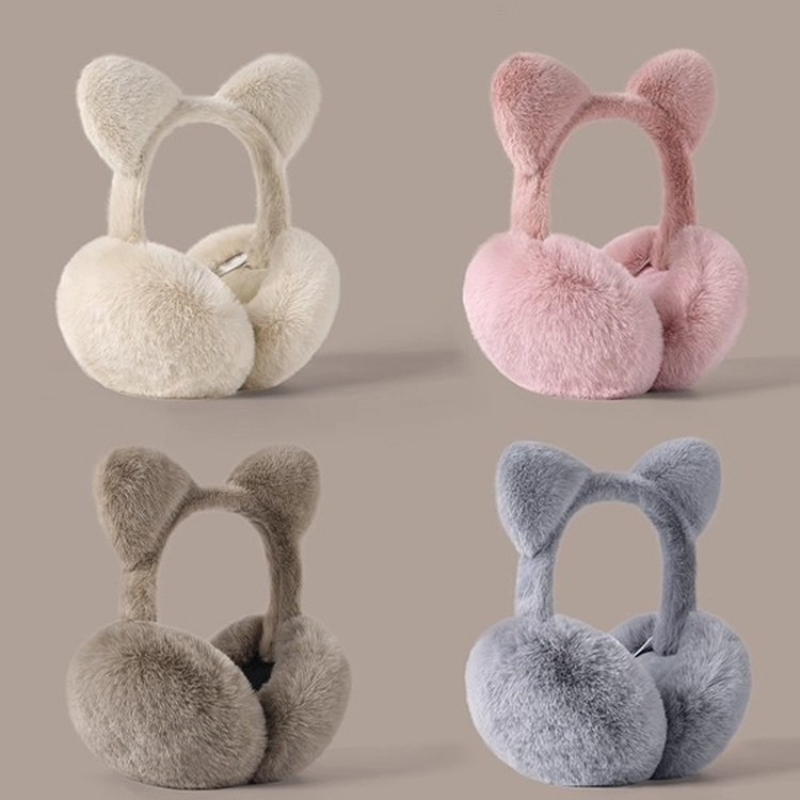 Складные наушники с кошачьими  – обзор и цена Earmuffs Foldable