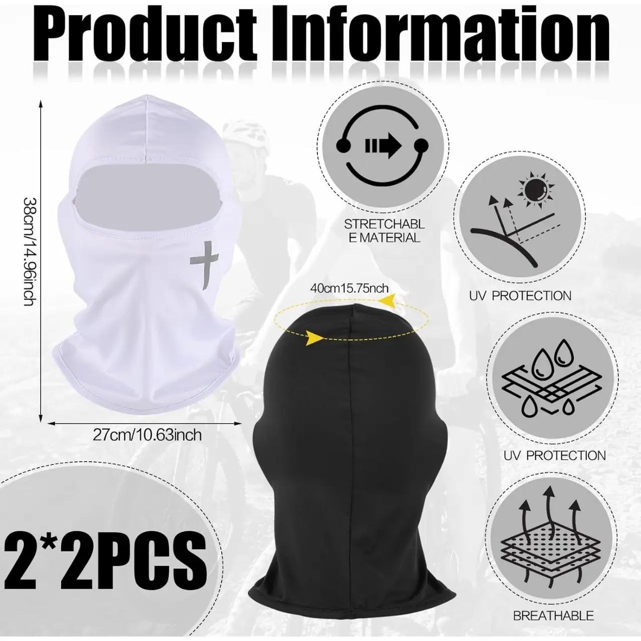 2 шт. Балаклавы-маски для лица – обзор и цена Balaclava Ski Mask