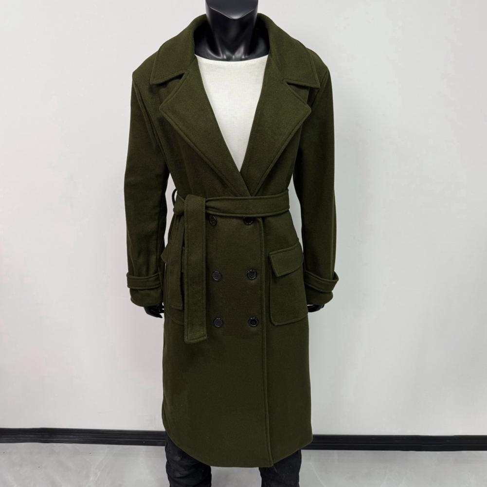 Женское двубортное пальто-трен – обзор и цена Wool Coat Peacoat