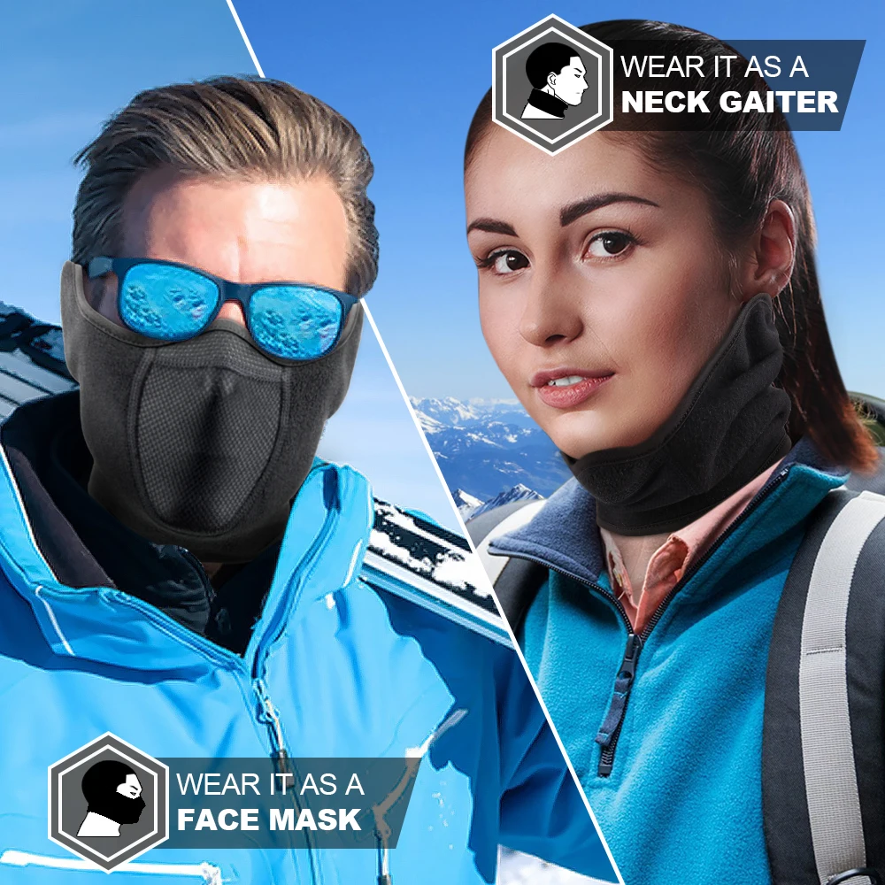 Зимняя грелка для шеи, флисова – обзор и цена Fleece Ear Warmer Band