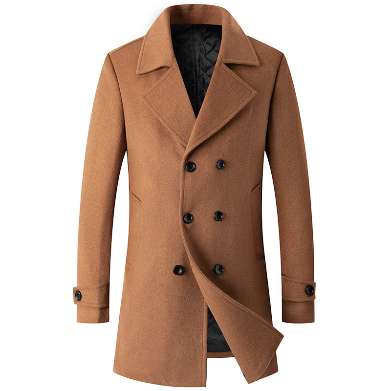 Двубортное пальто, Мужская шер – обзор и цена Wool Coat Peacoat