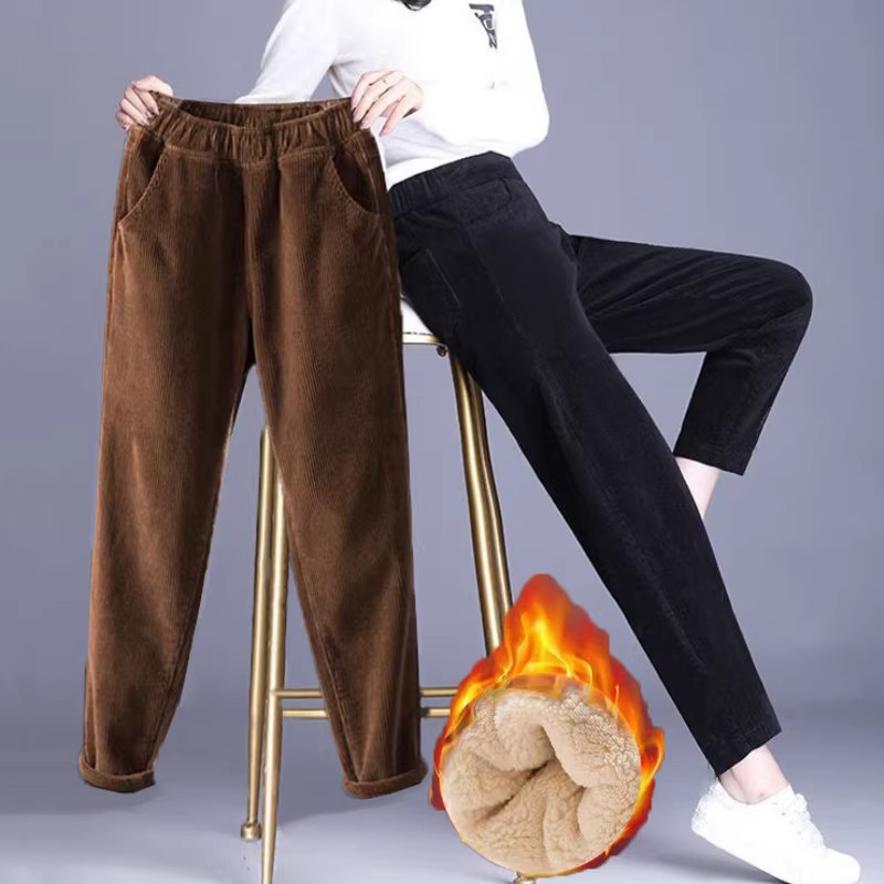 1 шт., женские осенне-зимние п – обзор и цена Corduroy Pant Warm